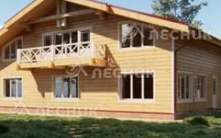 Дома из сухого бруса