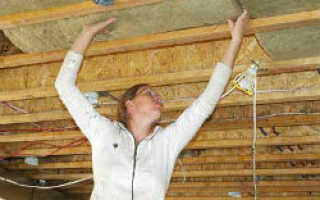 Секреты утепления потолков в частном доме