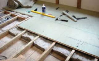 Обустраиваем теплоизоляцию пола первого этажа