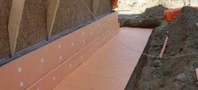 Особенности утепления фундамента и отмостки