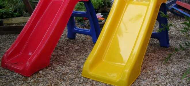 Какую детскую горку можно сделать самостоятельно