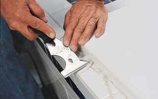 Как удалить излишки застывшего силиконового герметика с различных поверхностей и с одежды