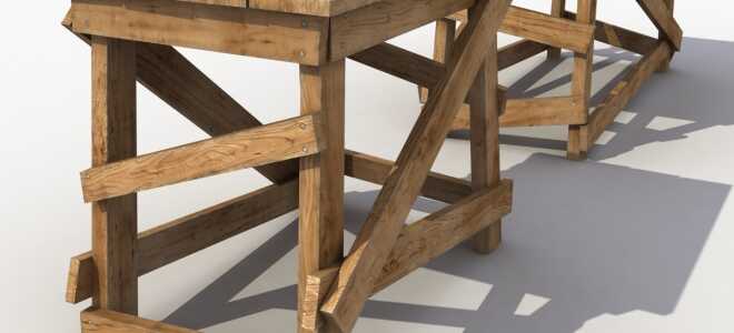 Как самостоятельно соорудить строительного козла из дерева