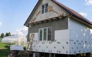 Технология утепления дома из пеноблоков