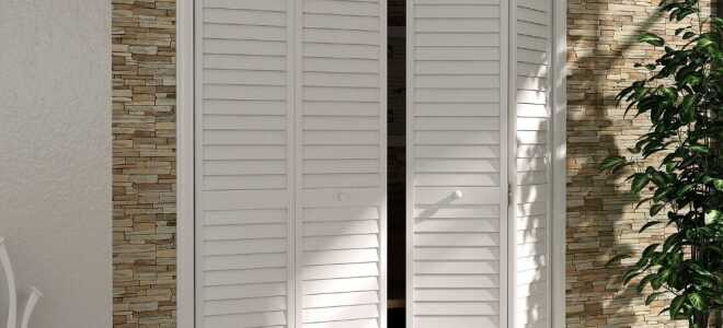 Разновидности жалюзийных дверей: материалы и применение