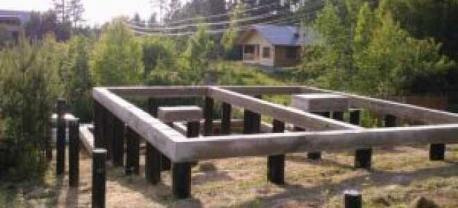 Утепление свайного фундамента