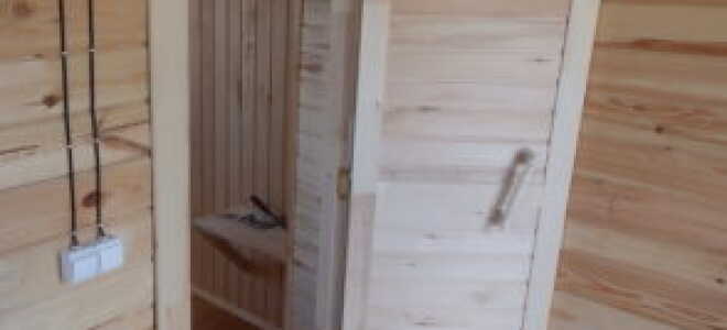 Утепляем дверь в баню и парилку