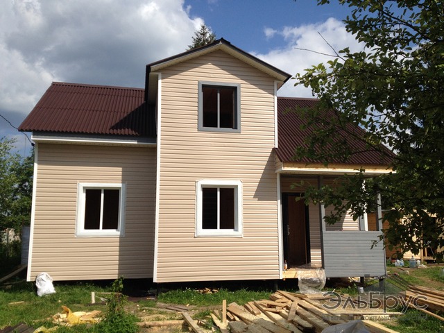 Утепление щитового дома снаружи под сайдинг