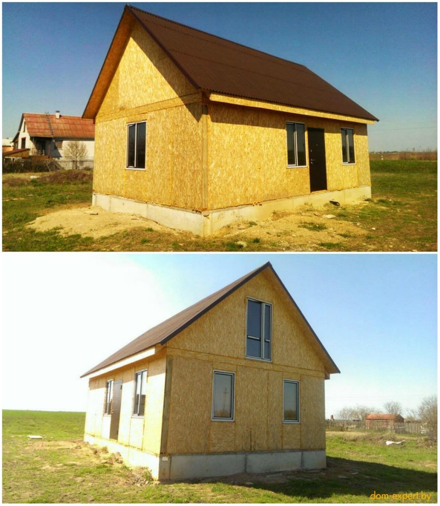 Из дачного домика — в белорусский загородный коттедж за полгода и 13 000$