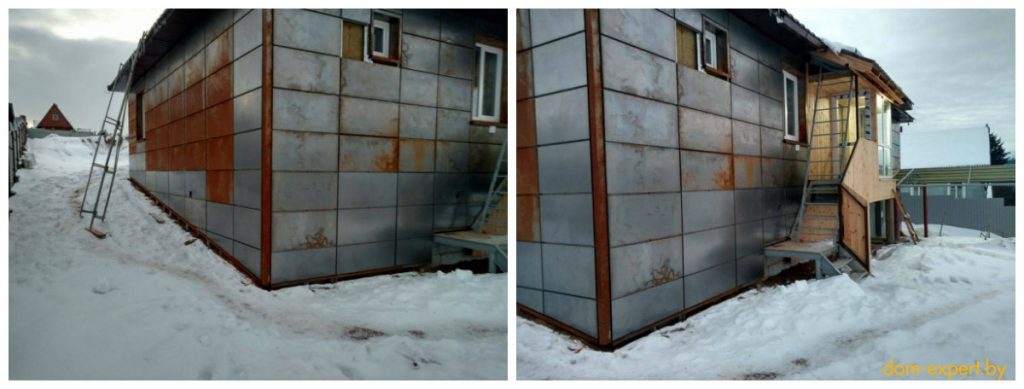 Семья автогонщиков строит под Минском уникальный ржавый дом